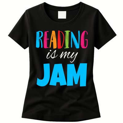 Reading Is My Jam Womens T-Shirt