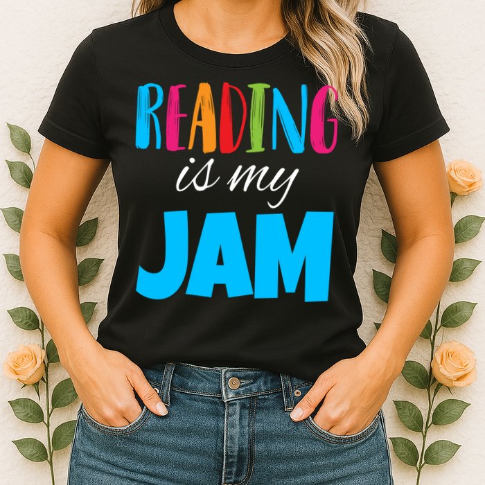 Reading Is My Jam Womens T-Shirt