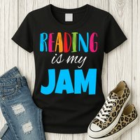 Reading Is My Jam Womens T-Shirt