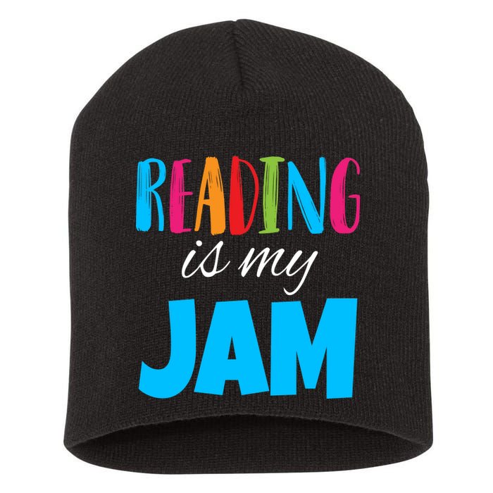 Reading Is My Jam Short Acrylic Beanie