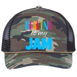 Reading Is My Jam Retro Rope Trucker Hat Cap