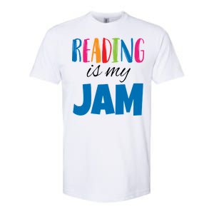 Reading Is My Jam Softstyle CVC T-Shirt