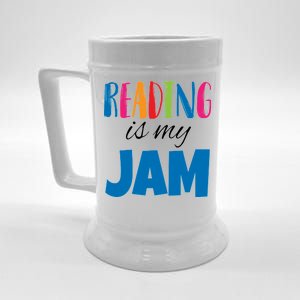 Reading Is My Jam Beer Stein