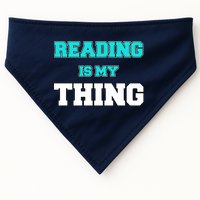 Reading Is My Thing USA-Made Doggie Bandana