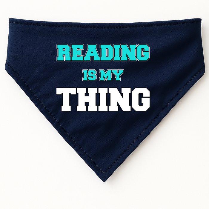Reading Is My Thing USA-Made Doggie Bandana