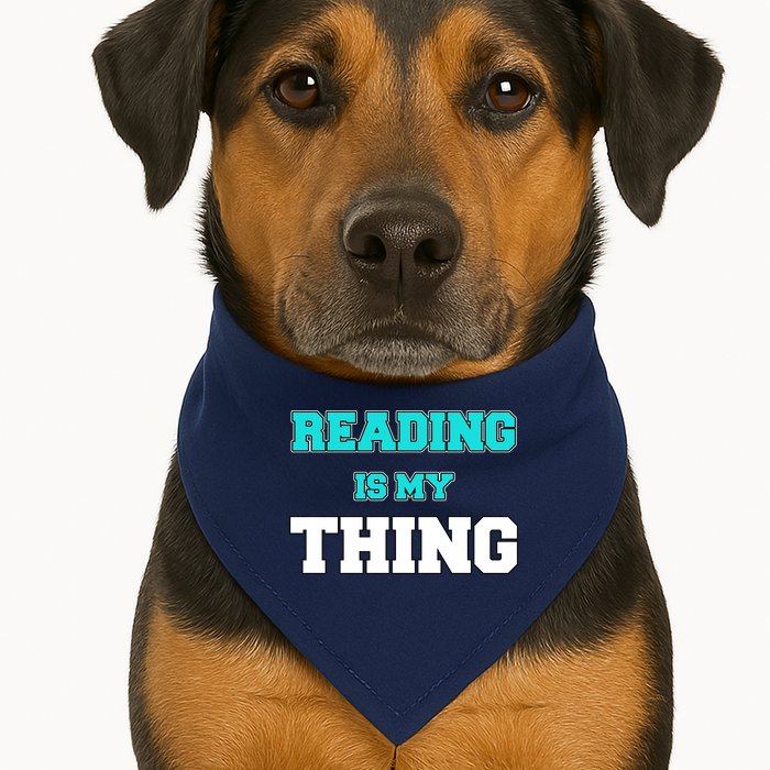 Reading Is My Thing USA-Made Doggie Bandana