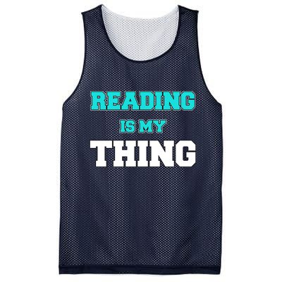 Reading Is My Thing Mesh Reversible Basketball Jersey Tank