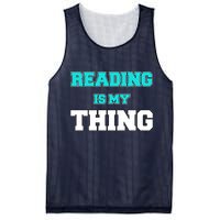 Reading Is My Thing Mesh Reversible Basketball Jersey Tank