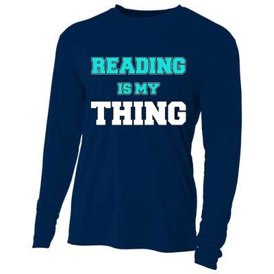 Reading Is My Thing Cooling Performance Long Sleeve Crew