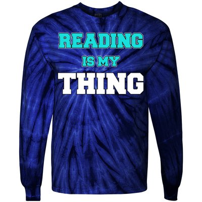 Reading Is My Thing Tie-Dye Long Sleeve Shirt