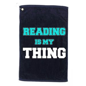 Reading Is My Thing Platinum Collection Golf Towel