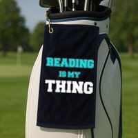Reading Is My Thing Golf Towel