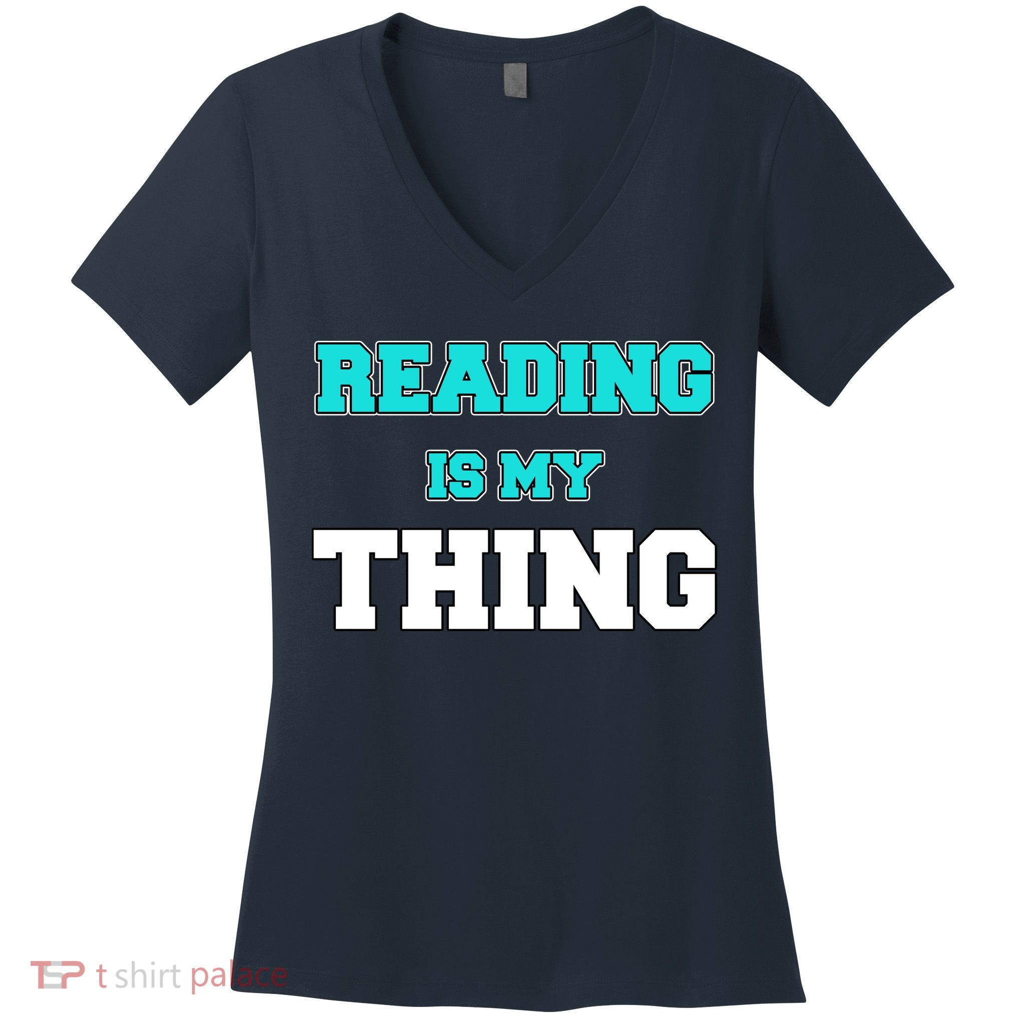 Reading Is My Thing Women's V-Neck T-Shirt