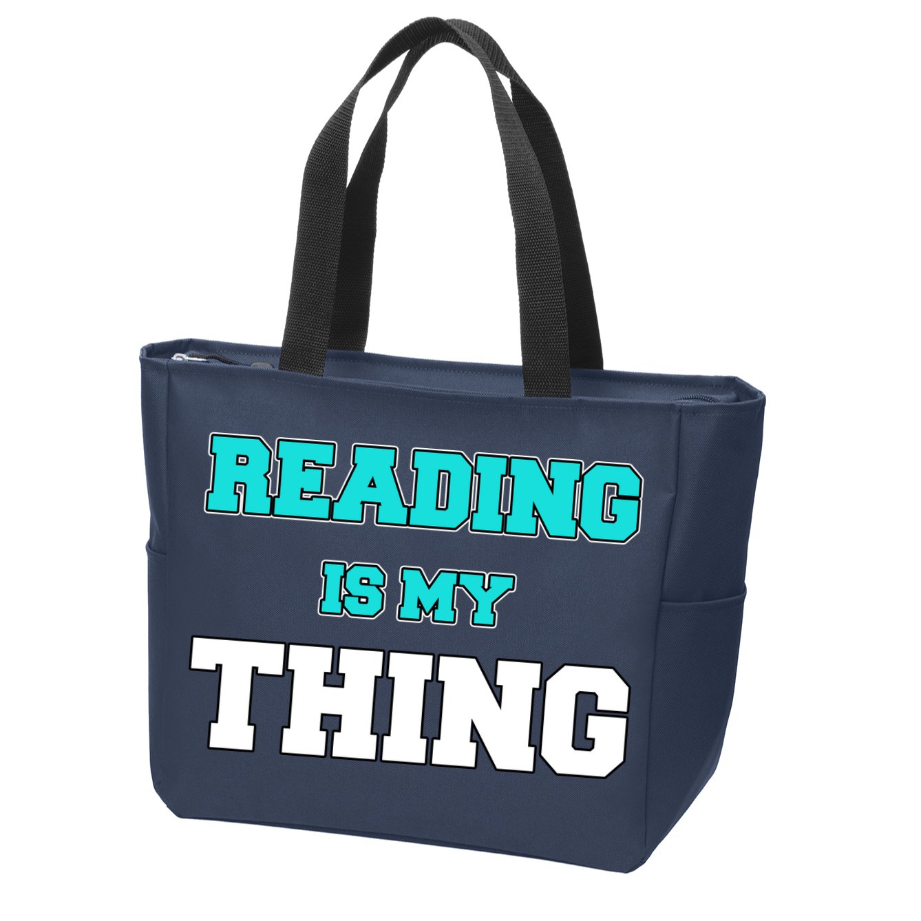 Reading Is My Thing Zip Tote Bag