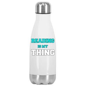 Reading Is My Thing Stainless Steel Insulated Water Bottle