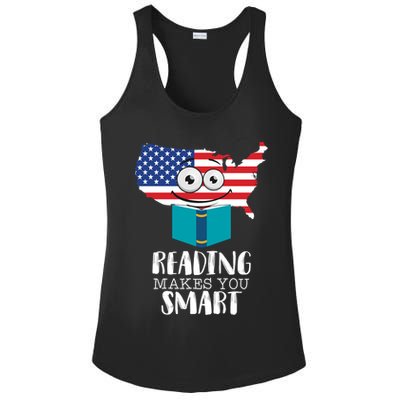 Reading Makes You Smart Ladies PosiCharge Competitor Racerback Tank