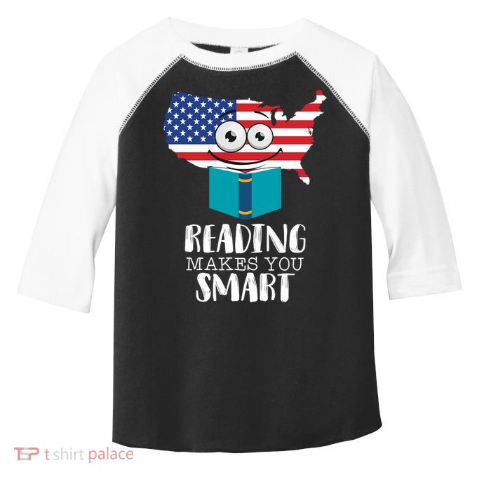 Reading Makes You Smart Toddler Fine Jersey T-Shirt