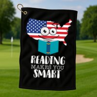 Reading Makes You Smart Golf Towel