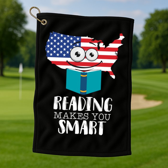 Reading Makes You Smart Golf Towel