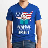Reading Makes You Smart V-Neck T-Shirt