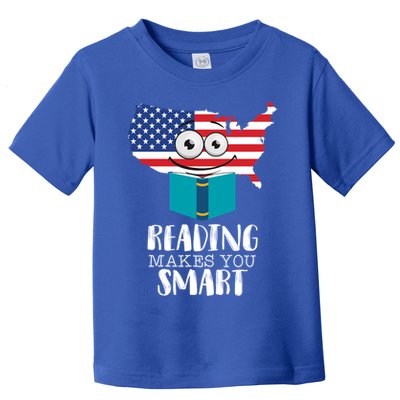 Reading Makes You Smart Toddler T-Shirt