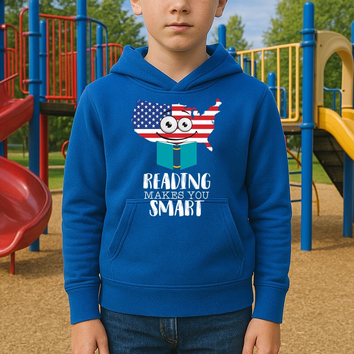Reading Makes You Smart Kids Hoodie