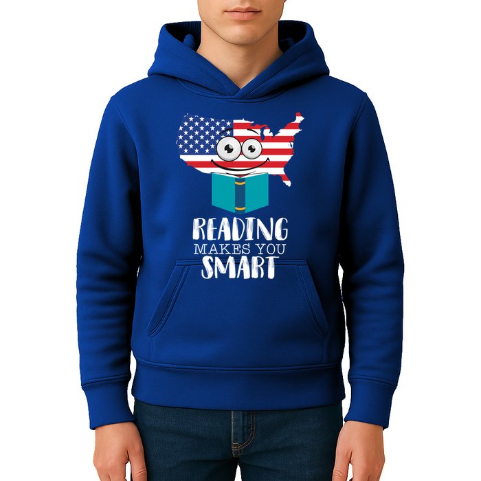 Reading Makes You Smart Kids Hoodie