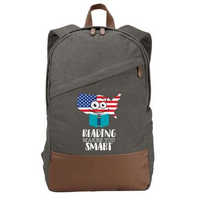 Reading Makes You Smart Cotton Canvas Backpack