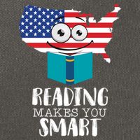 Reading Makes You Smart Cotton Canvas Backpack