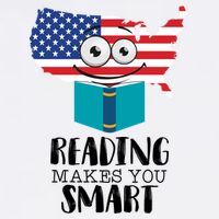 Reading Makes You Smart Garment-Dyed Sweatshirt