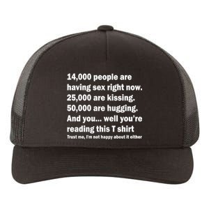 Reading This Funny Single Life Quote Yupoong Adult 5-Panel Trucker Hat