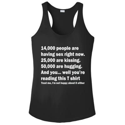 Reading This Funny Single Life Quote Ladies PosiCharge Competitor Racerback Tank