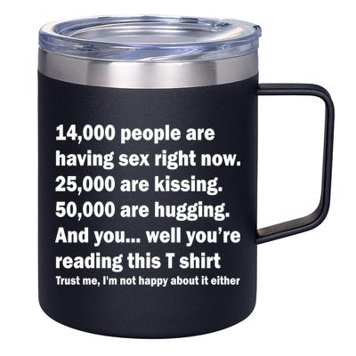 Reading This Funny Single Life Quote 12oz Stainless Steel Coffee Mug