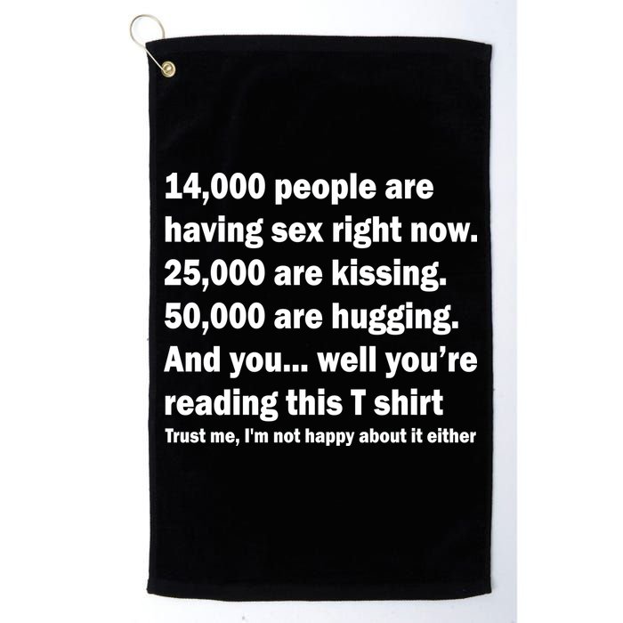 Reading This Funny Single Life Quote Golf Towel