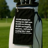 Reading This Funny Single Life Quote Golf Towel