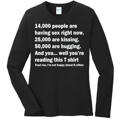 Reading This Funny Single Life Quote Ladies Long Sleeve Shirt