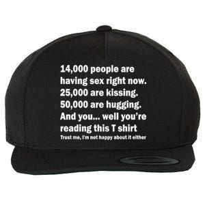 Reading This Funny Single Life Quote Wool Snapback Cap