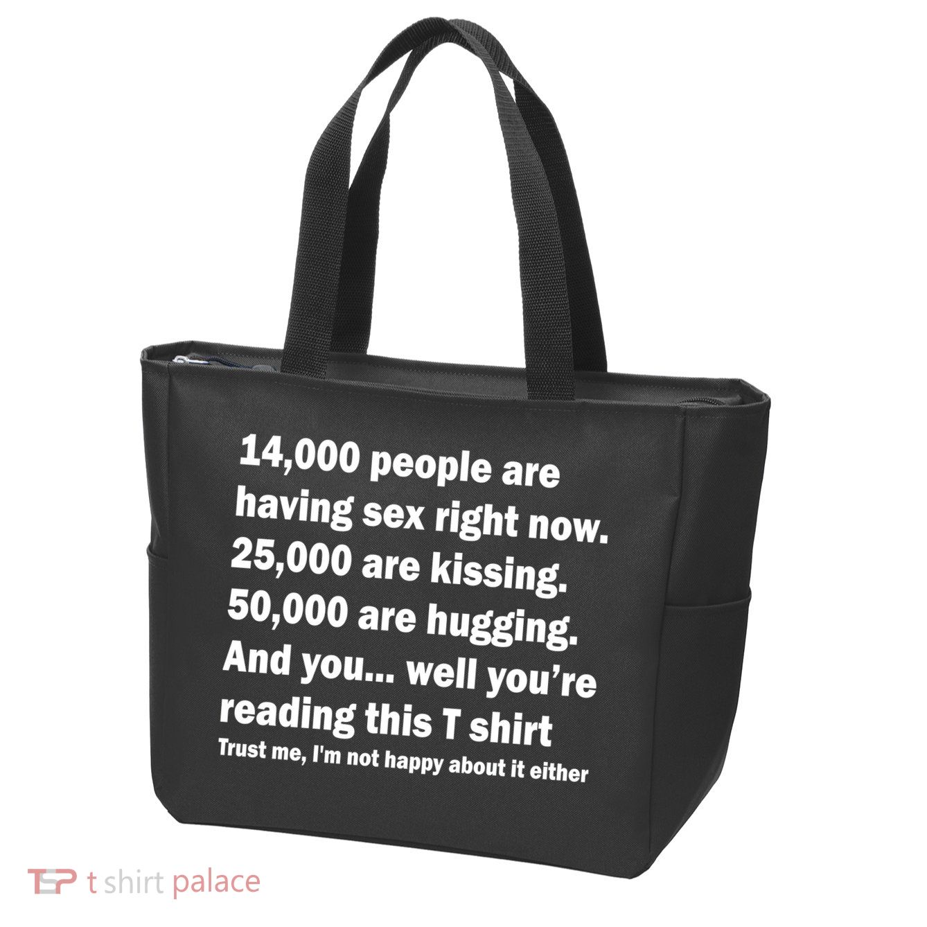 Reading This Funny Single Life Quote Zip Tote Bag