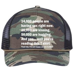 Reading This Funny Single Life Quote Retro Rope Trucker Hat Cap