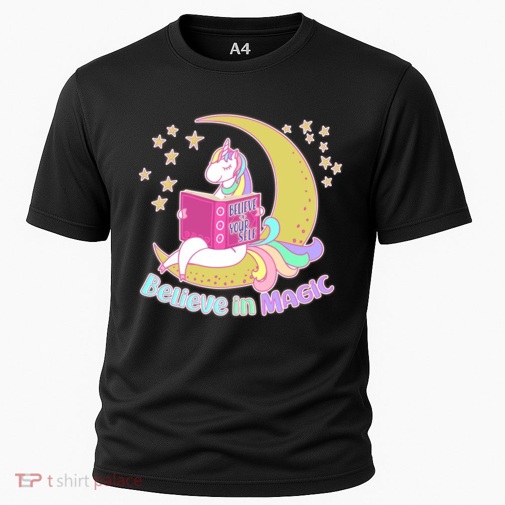 Reading Unicorn Believe In Yourself & Magic Performance Shirt