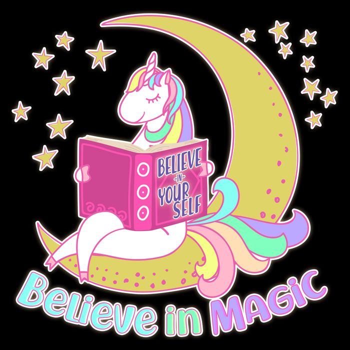 Reading Unicorn Believe In Yourself & Magic Backpack