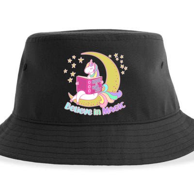Reading Unicorn Believe In Yourself & Magic Sustainable Bucket Hat