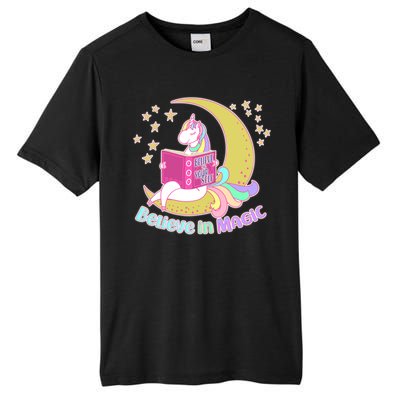 Reading Unicorn Believe In Yourself & Magic Tall Fusion ChromaSoft Performance T-Shirt