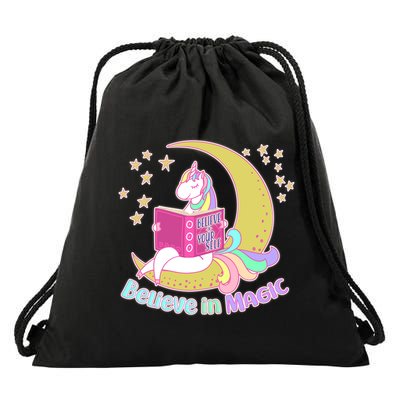 Reading Unicorn Believe In Yourself & Magic Drawstring Bag