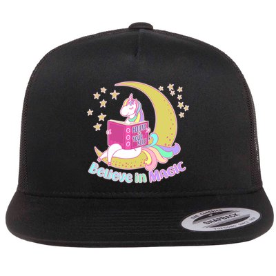 Reading Unicorn Believe In Yourself & Magic Flatbill Hat