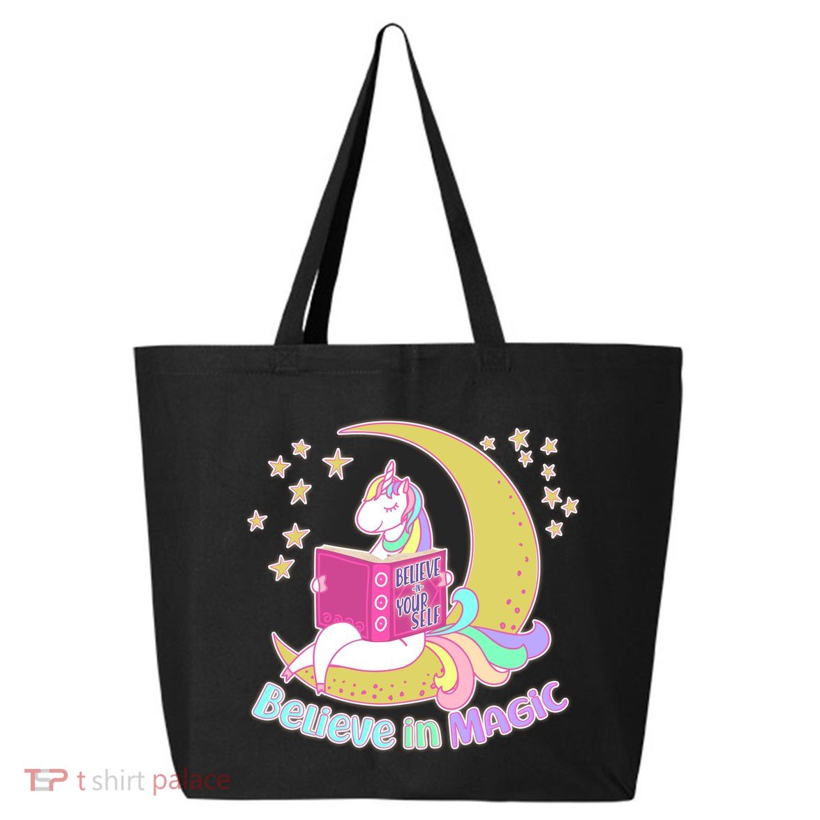 Reading Unicorn Believe In Yourself & Magic 25L Jumbo Tote
