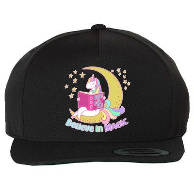 Reading Unicorn Believe In Yourself & Magic Wool Snapback Cap
