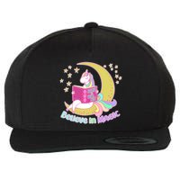 Reading Unicorn Believe In Yourself & Magic Wool Snapback Cap