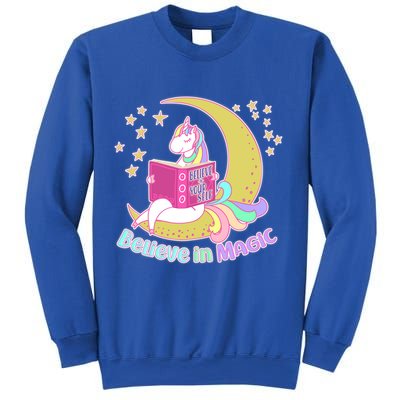 Reading Unicorn Believe In Yourself & Magic Sweatshirt