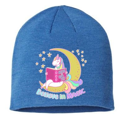 Reading Unicorn Believe In Yourself & Magic Sustainable Beanie